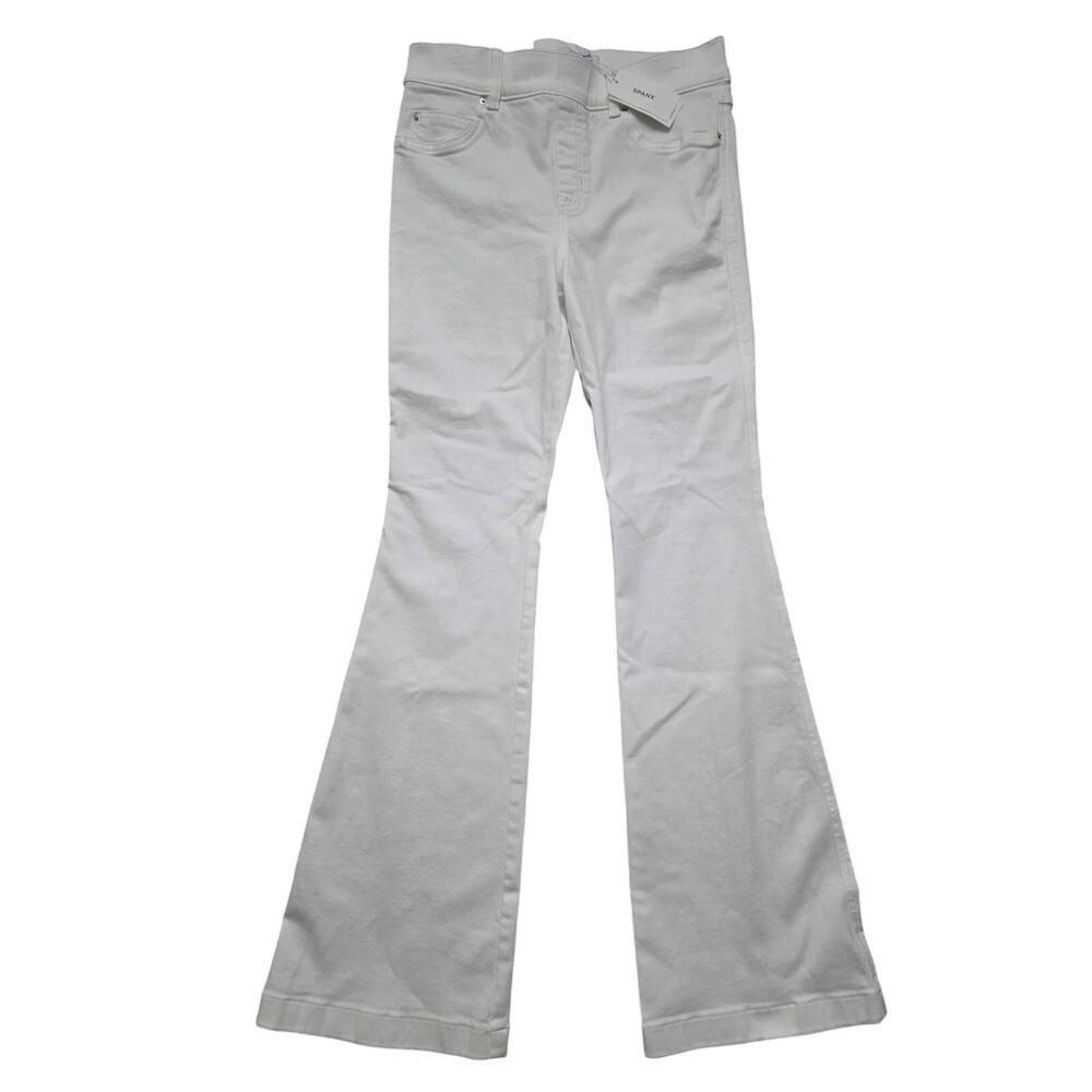 NWT Spanx White Flare Jeans Size MEDIUM Petite